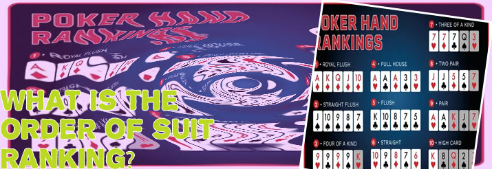 Poker suit rank